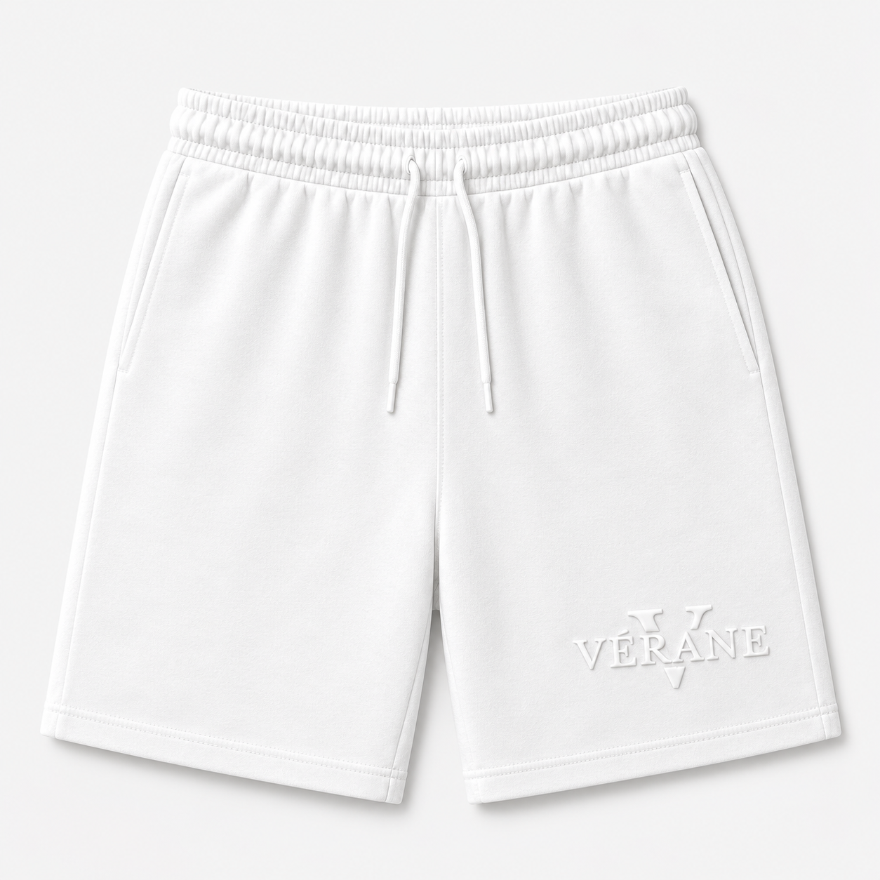 VERANE Signature Shorts White