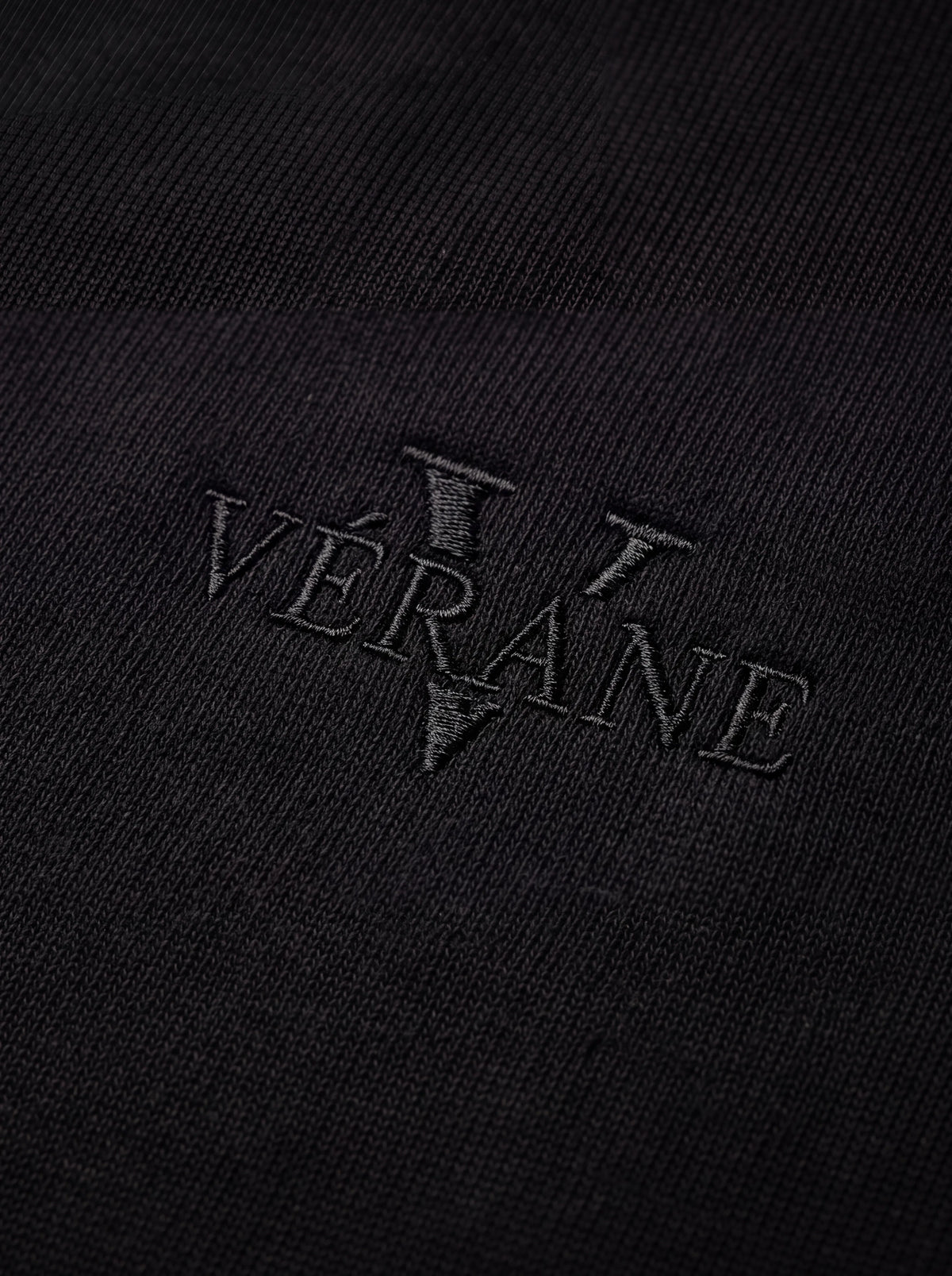 VÉRANE ÉQUESTRE Embroidered Hoodie Black